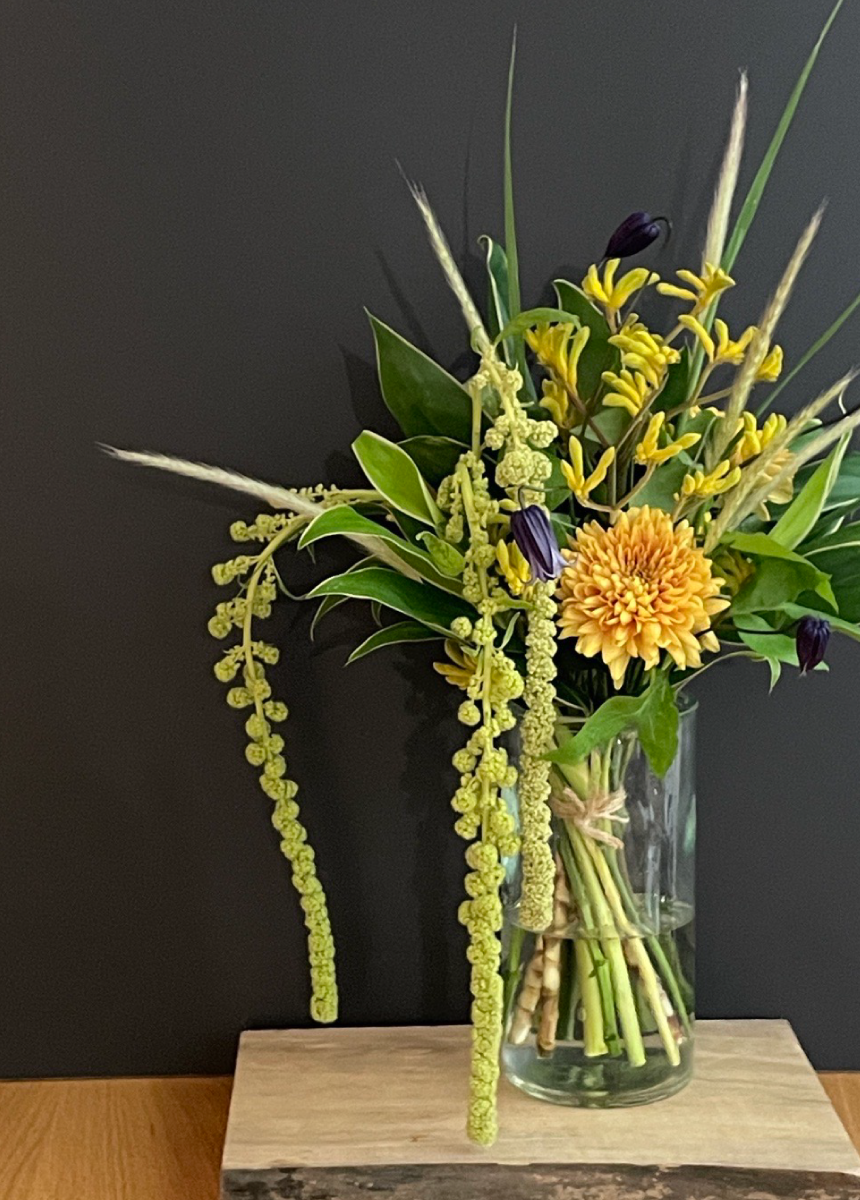 定期配達便のお花