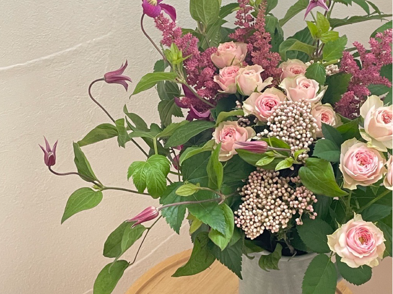 定期配達便のお花